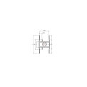 PROFIL HRS 18/4mm 300cm ALUMINIJ