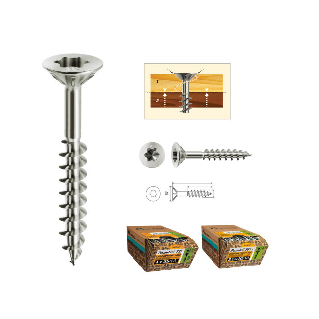 VIJAK MUSTAD 4x50 TORX, DN, 500 kom.