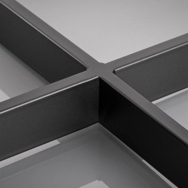 NOGA ZA STOL INDUSTRIA h710x820mm,PROF.80x40mm CRNA