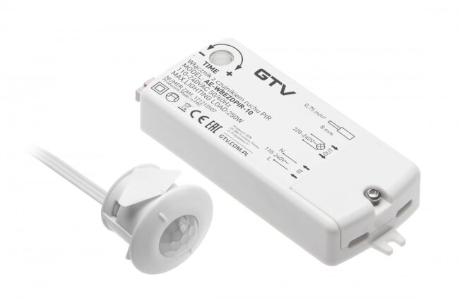 PREKIDAČ BEZ DODIRA PIR 230V, max.250W, IP20 BIJELI