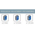 PLOČICA REGULACIJSKA 3D, h-0, ZA SILENTO PRO