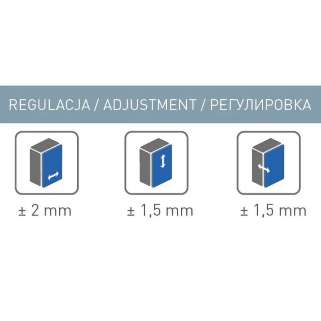 PLOČICA REGULACIJSKA 3D, h-0, ZA SILENTO PRO