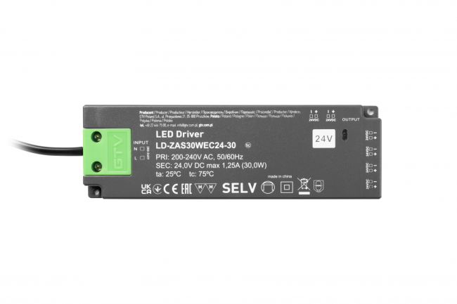 LED Transformator 24V | SLIM, EASY CLICK, IP20