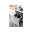 KANTA ZA SMEĆE 600mm, 2x34L visoka, SOFT, NOSAČ VRATA, ANTRACIT