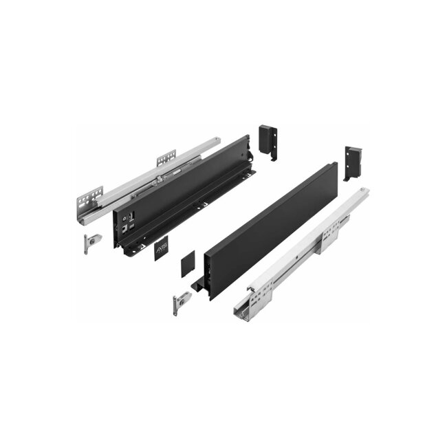 AXIS PRO LADICA A H=84 L=500 CRNA