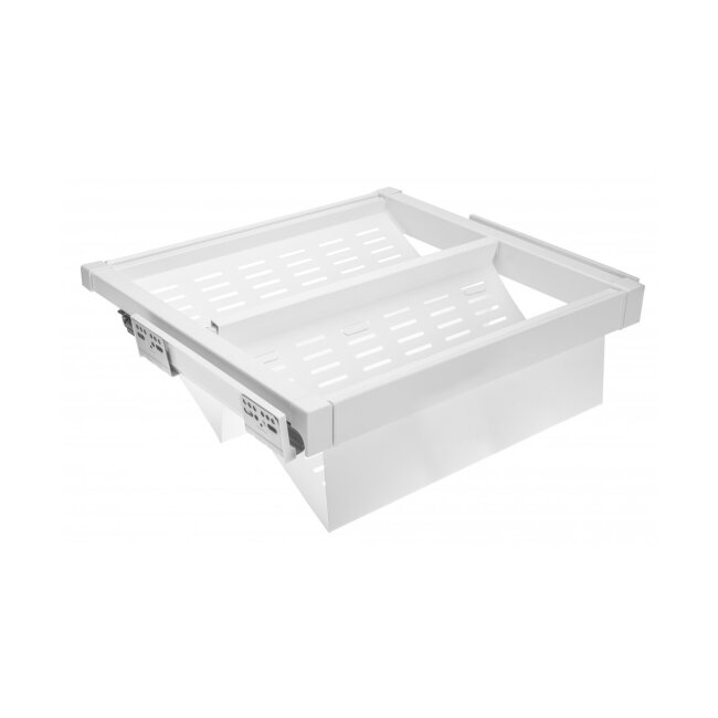 METAL. POLICA ZA CIPELE ELITE 600mm, BIJELA SOFT