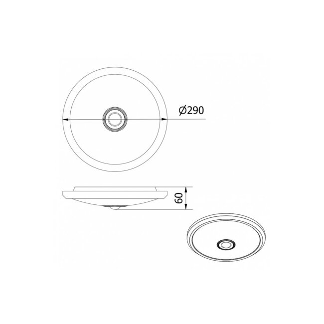 LED PLAFONJERA ITALIA SA SENZOROM POKRETA,16W