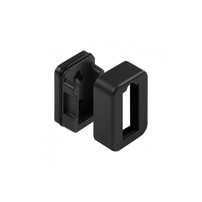 NOSAČ ZA PRAVOKUTNU GARD. CIJEV CRNI SA ZAVRŠ.