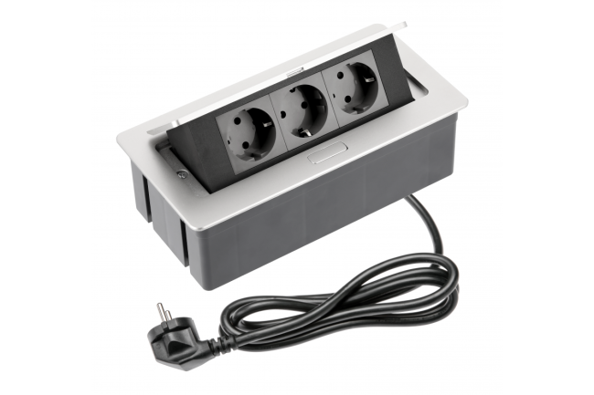 UGRADBENA UTIČNICA , 3xSCHUKO,220-240V, IP20