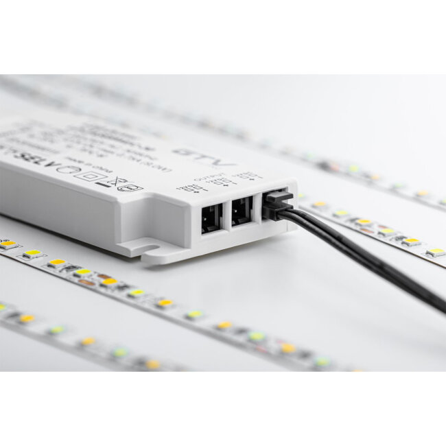 LED TRANSF. 12V, 20W, 220-240V, SLIM, easy click, IP20