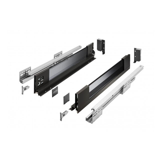 AXIS PRO GLASS LADICA H=84 L=300 CRNA