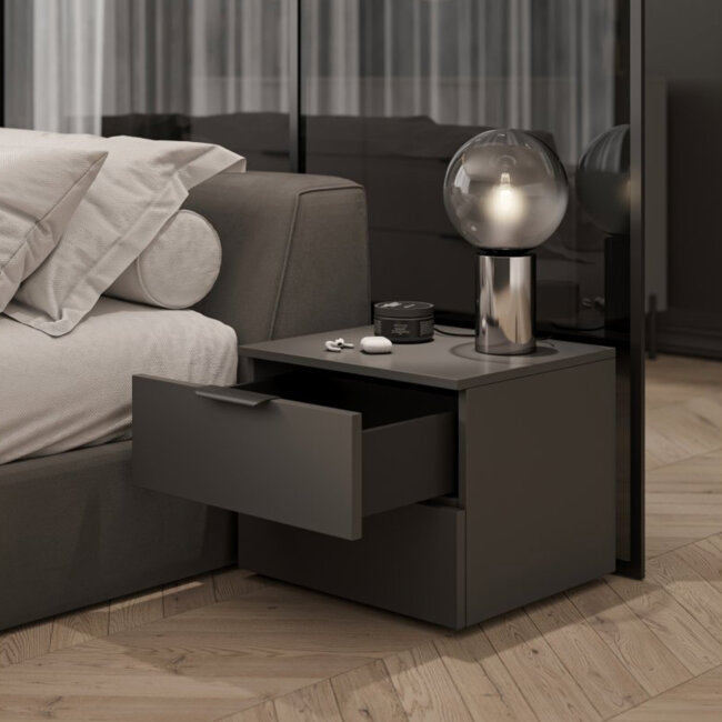 RUČKA HEXA 96mm MAT CRNA