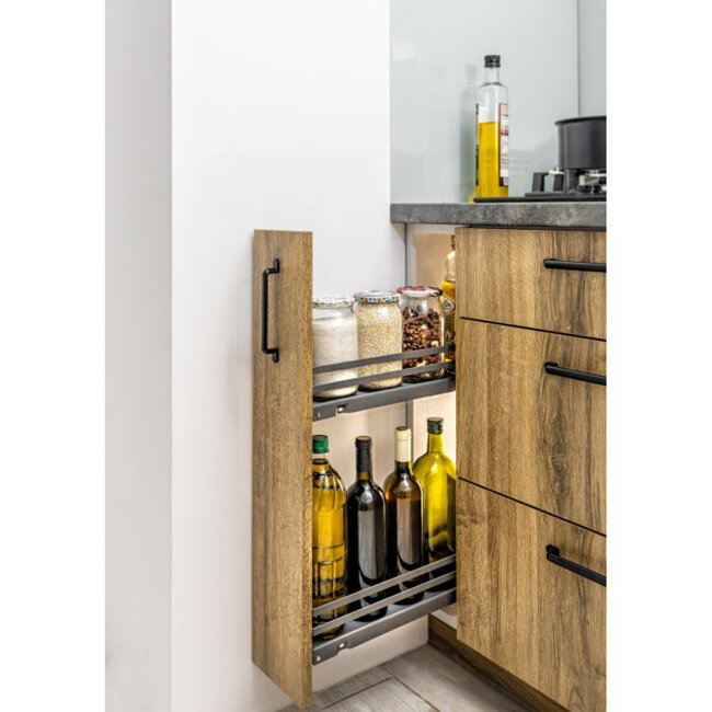 KOŠARA MOVIXPRO ZA EL. 20cm ANTRACIT, BEZ VODIL.