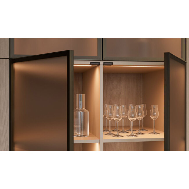 SENZOR POKRETA VRATA SKY DOOR, 12/24V, CRNI