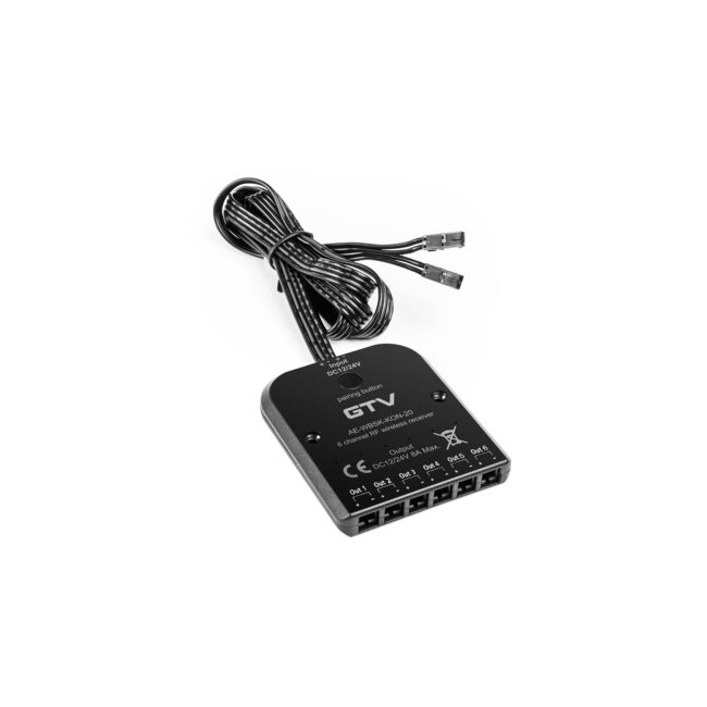 PRIJEMNIK SIGNALA SKY, 8A, 12V/96W, 24V/192W, KABEL 1m, CRNI