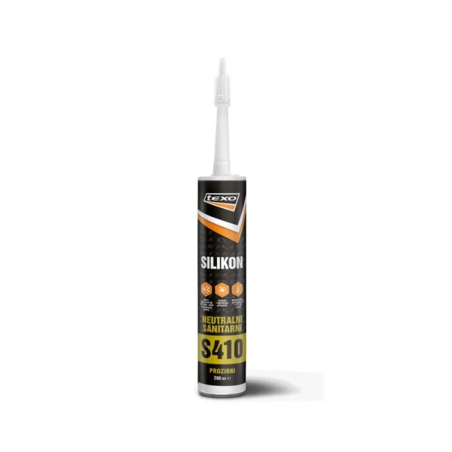 SILIKON NEUTRALNI SANITARNI S410, PROZIRNI 280ml