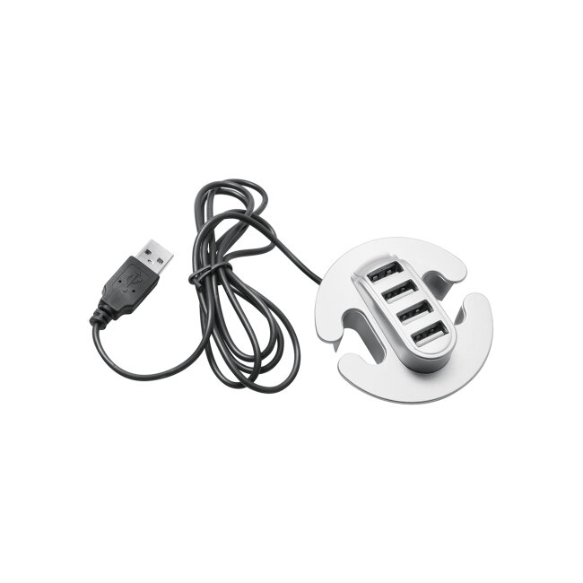 USB HUB 4 PORTA SREBRNI