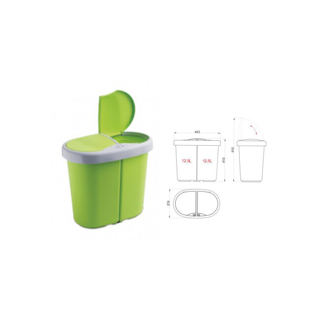 KANTA PVC MULTIDUO ZELENA