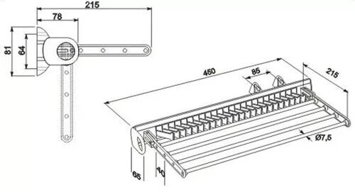 VJEŠALICA KRAVATE+HLAČE