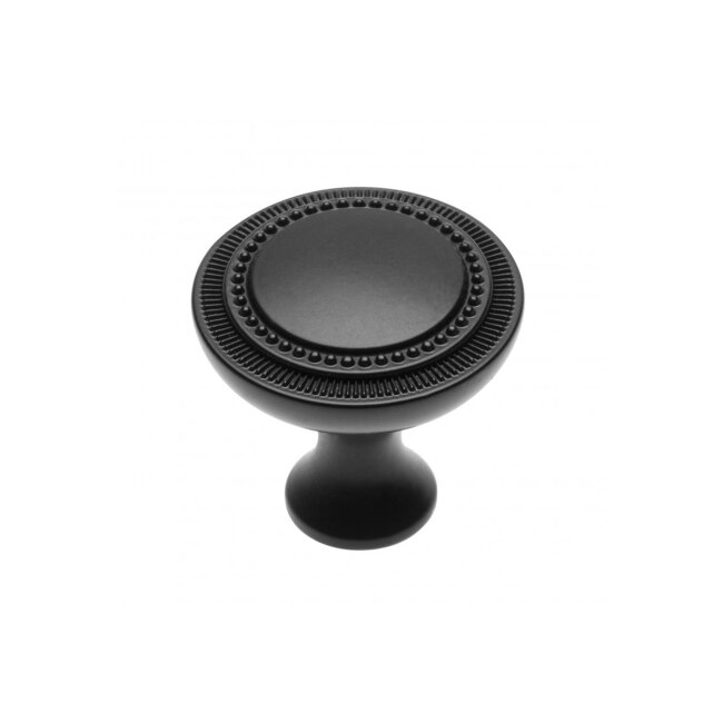 RUČKA GUMB IMPERIA, CRNA MAT