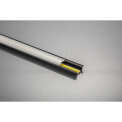 ALU PROFIL ZA LED GLAX USADNI CRNI 2m
